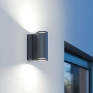 Oprawa elewacyjna bez czujnika  L940 S PIR, z Bluetooth 14.5W 2xGU-10 3000K,  1240lm IP44  IK03 230V antracyt / aluminium, tworzywo