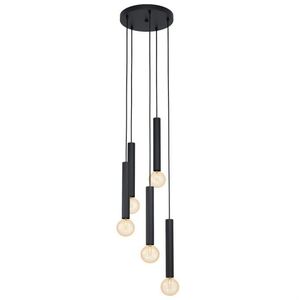 EGLO CORTENOVA, Black, Black, Steel, IP20, I, 5 bulb(s)