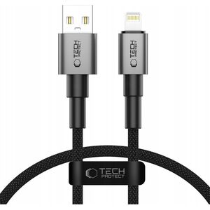 TECH-PROTECT ULTRABOOST DNA LIGHTNING CABLE 12W/2.4A 25CM IRON GREY