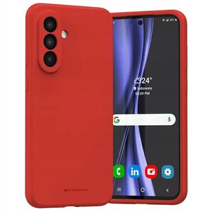 Etui Mercury Silicone do Samsung Galaxy A36 czerwony