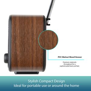 VQ Dexter radio. Walnut