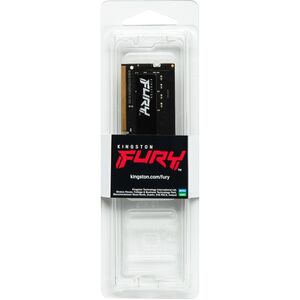 Kingston Technology FURY Impact, 4 GB, 1 x 4 GB, DDR3L, 1600 MHz, 204-pin SO-DIMM, Black