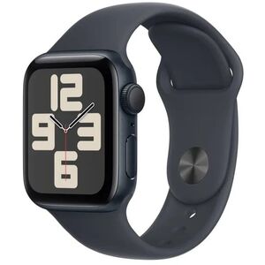 Apple Watch SE 2024 GPS 40mm Midnight Aluminium Case with Midnight Sport Band - S/M,Model A2722