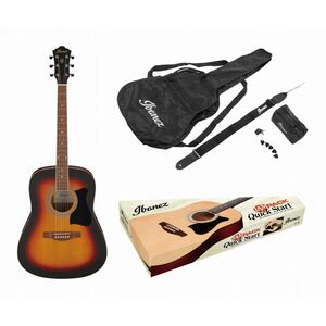 Ibanez V50NJP-OVS acoustic guitar package
