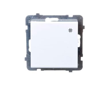 SONATA Łącznik krzyżowy biały mat ŁP-4R/m/75