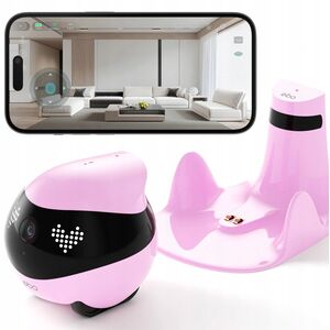 EnaBot - EBO AIR 2 - domowy, mobilny robot monitorujący (różowy)