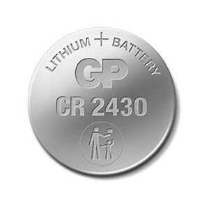 Μπαταρίες GP Λιθίου CR2430, Μπαταρία μίας χρήσης, CR2430, Λιθίου-Διοξειδίου του Μαγγανίου (LiMnO2), 3 V, 2 τεμ., Χρώμιο
