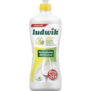 Ludwik Ludwik płyn do mycia naczyń 900g - cytrusy z zieloną herbatą