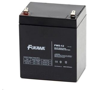 Fukawa Μπαταρία - FUKAWA FW 5-12 U (12V/5Ah - Faston 187), διάρκεια ζωής 5 χρόνια