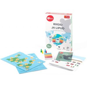bo. Educational board game "Countries and flags" (In Estonian lang.)