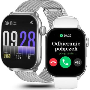 Zegarek SMARTWATCH GRAVITY GT28-9 SR/SR/WH