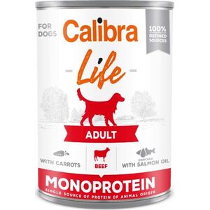 Calibra CALIBRA Dog Life Adult Beef with Carrots 400g