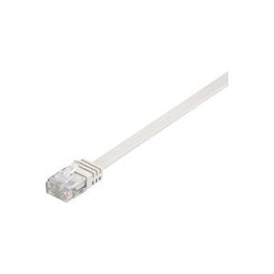 MicroConnect RJ-45/RJ-45 kat.6 U/UTP Biały 15m (V-UTP615W-FLAT)
