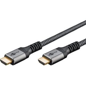 Kabel Triton Przewód HDMI o dużej szybkości transmisji z Ethernetem, 15 m, Sharkskin Grey - Długość kabla 15 m