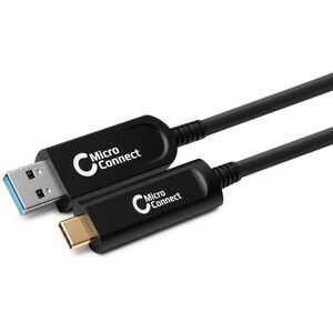 MicroConnect MC-USB3.2CA30OP, 30 μ, USB A, USB C, USB 3.2 Gen 2 (3.1 Gen 2), 10 Gbit/s, Μαύρο