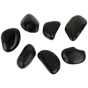 Γυαλισμένες πέτρες Black Pebble IV 30-50mm για ενυδρείο terrarium 10 kg/OPAK