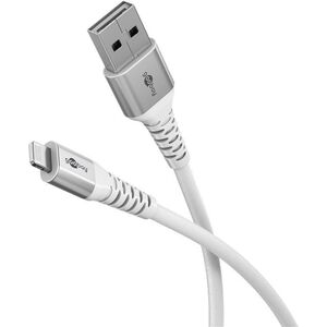 Goobay 74511 kabel Lightning 1 m Biały