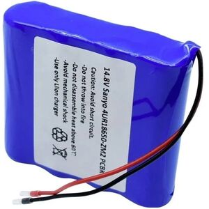 Sanyo 4/UR18650-ZM2 PCBK Ειδική μπαταρία 18650 Καλώδιο Λιθίου 14.4 V 2420 mAh