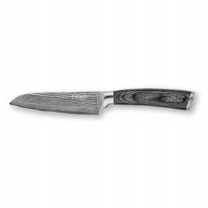 NÓŻ SANTOKU 12.5CM ZE STALI DAMASCEŃSKIEJ POJEDYNCZY KUCHENNY MAESTRO MR-1482