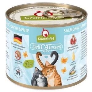 GranataPet DeliCatessen łosoś i indyk karma mokra dla kota 200g