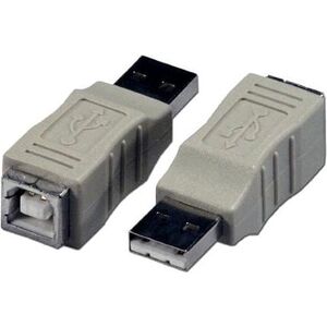 Adapter USB PremiumCord USB - USB-B Szary  (kur-3)