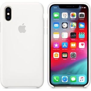 Apple Apple iPhone XS Silicone Case biały