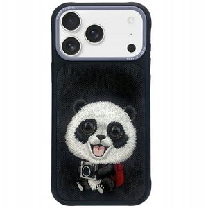 Etui Nimmy Big Eyed Pet 2.0 Panda do iPhone 17 Pro czarny