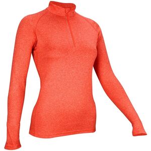 Avento T-shirt for women AVENTO 33VG KOR 42 Coral melange/White/Silver