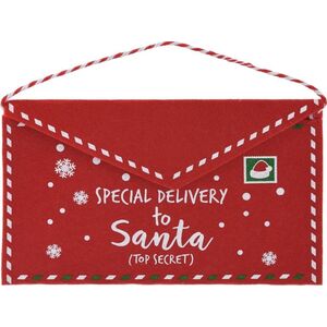 Dekoracja świąteczna Koopman KOPERTA ŚWIĄTECZNA LIST DO ŚWIĘTEGO MIKOŁAJA 26x16CM - SPECIAL DELIVERY