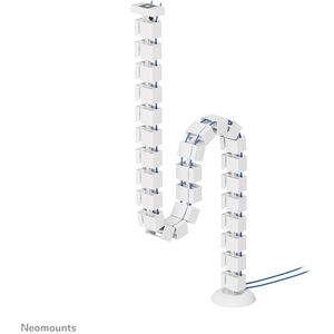 NEOMOUNTS Cable Spine Organizer for sit/stand desk frames magnet mounted white