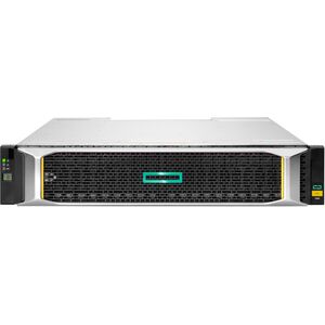 HPE MSA 2060 10Gb iSCSI SFF Storage, 24 Slot SFF (2.5") Chassis, 2x 4-port 10/25G SFP28 iSCSI Controller, SFPs/DAC-Kabel sind NICHT enthalten, Garantie 3-0-0