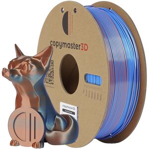Copymaster3D Duo-Silk filament for 3D printer, 1.75 mm, blue/orange
