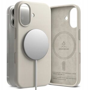 Etui Ringke Silicone Magnetic MagSafe do Apple iPhone 17 Stone