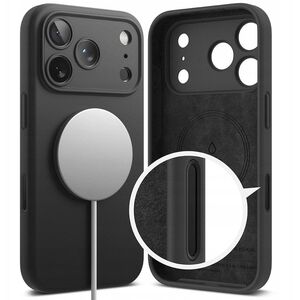 Etui Ringke Silicone Magnetic MagSafe do Apple iPhone 17 Pro Black