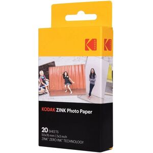 Kodak ZINK 2x3'' 50x76 mm 20 Sheets Photo Paper