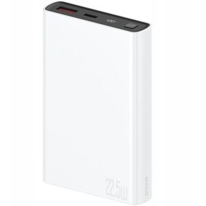 Mocny Powerbank Podróżny 2w1 10000mah 22.5w Usb Usb-a + Usb-c Type-c Proove / Pbf122120002 / Hyper Flux Plus / Biały