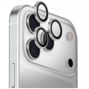 UNIQ Optix Aluminum Camera Lens Protector for iPhone 17 Pro / iPhone 17 Pro Max with Applicator Silv