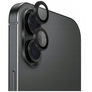 UNIQ Optix Aluminum Camera Lens Protector for iPhone 17 with Applicator, Black