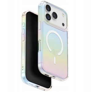 UNIQ Iridescia case for iPhone 17 Pro Magclick Charging holo quartz