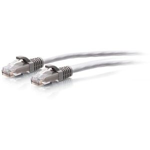 C2G 2ft (0.6m) Cat6a Snagless Unshielded (UTP) Slim Ethernet Network Patch Cable - Gray - Patch-Kabel - RJ-45 (M) zu RJ-45 (M) - 60 cm - 4.8 mm - UTP - CAT 6a - geformt, ohne Haken - Grau