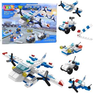 Zestaw Klocki Konstrukcyjne Helikopter Pojazdy 6w1 137 el.