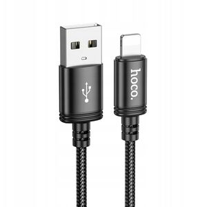 Kabel USB A do Lightning Hoco 2,4A 2 m X89 czarny