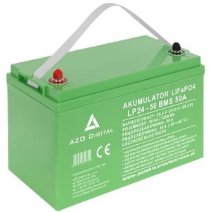 Akumulator LiFePO4 LP24-50 50Ah 24V 50A Bluetooth mata grzewcza
