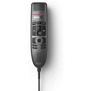 Philips SpeechMike Premium Touch, -37 dB, 200 - 12000 Hz, Κατευθυντικό, Ενσύρματο, USB, Μαύρο