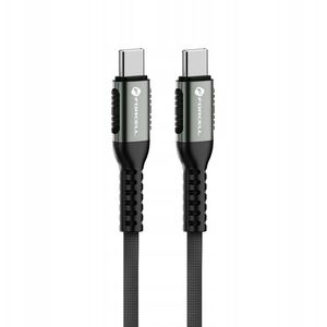 Kabel USB C do USB C Forcell F-Energy QC4.0 PD 5A 100W Cafule 0,5 m C260 czarny