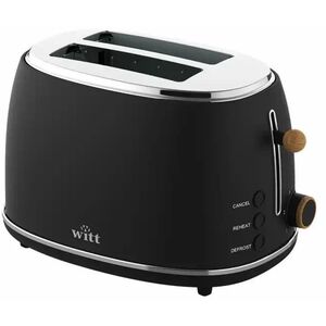 Witt Premium Wood toaster, black