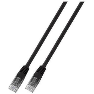 EFB Elektronik 10m Cat6 Patch kabel sieciowy Czarny U/UTP (UTP)