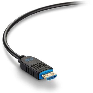 C2G 35ft (10.7m) C2G Performance Series High Speed HDMI Active Optical Cable (AOC) - 4K 60Hz Plenum Rated - High Speed - HDMI-Kabel - HDMI mannlich zu HDMI, 24 pin USB-C - 10.7 m - Schwarz - Plenum, Active Optical Cable (AOC), Support von 4K 60 Hz