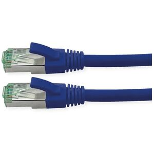 ROLINE RM S/FTP (PiMF) Patch Cord Cat.6A, niebieski, 0,5 m