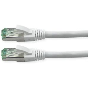 ROLINE RM S/FTP (PiMF) Patch Cord Cat.6A, biały, 0,5 m
